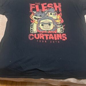 The Flesh Curtains Tour 2018 tshirt